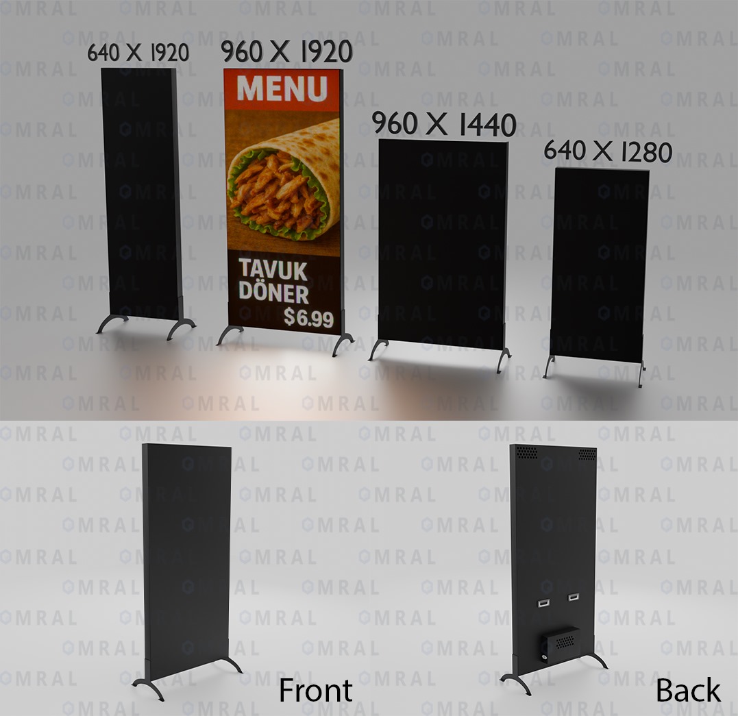 led Poster Pano 960x1920 mm